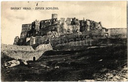 T2/T3 1921 Szepesváralja, Spisské Podhradie; Szepes Vára. D. K. E. / Zipser Schloss / Spissky Hrad / Castle (EK) - Zonder Classificatie
