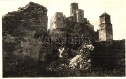 ** Trencsén, Trencín; Hrad / Vár / Castle. Tatra Photo (vágott / Cut) - Zonder Classificatie