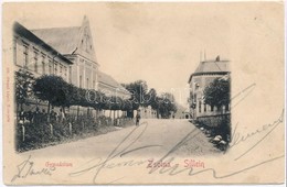 T4 1900 Zsolna, Sillein, Zilina; Gymnásium / Gimnázium. Kiadja Gansel Lipót 105. / High School (r) - Zonder Classificatie