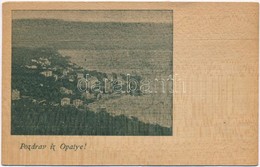 ** T1 Abbazia, Opatija, Opatye; Wooden Postcard - Non Classés