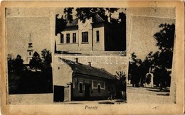 T2/T3 Pacsér, Pacir; Római Katolikus Templom, Országzászló / Catholic Church, Hungarian Flag, Street (fl) - Zonder Classificatie