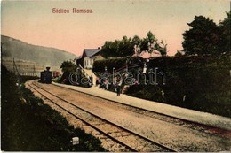 ** T2 Ramsau Am Dachstein, Station / Railway Station, Locomotive. J. Bettenhausen 412. - Zonder Classificatie