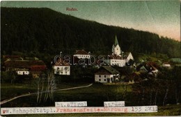 T2/T3 1911 Ruden, General View With Church (EB) - Ohne Zuordnung