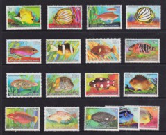 Cocos Islands 1979, 1980 Fish Set Of 17 MNH - Kokosinseln (Keeling Islands)