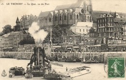 T2/T3 Le Tréport, Le Quai / Quay, SS 'La Ville Du Treport', Barge (EK) - Ohne Zuordnung