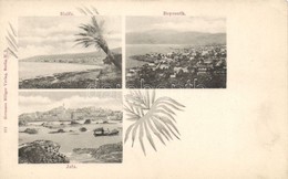 ** T1/T2 Haifa, Beirut, Jaffa, Floral; Hermann Hillger Verlag - Non Classés