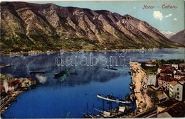 * T3 Kotor, Cattaro;  General View With Harbor, Port And Ships - Zonder Classificatie