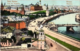 T2 1908 Moscow, Moskau, Moscou; Vue De Kremlin / Kremlin, Moskva River, Bridge - Unclassified