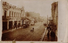 * T2/T3 1916 Lutsk, Luck; WWI Main Street, Dentist's Office. Photo (EK) - Unclassified