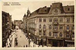 ** T2 Lviv, Lwów, Lemberg; Ul. Akademicka / Akademiestraße / Academy Street, Hotel, Shops Of Altenberg, Seyfarth, Mottle - Ohne Zuordnung