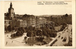** T2 Lviv, Lwów, Lemberg; Ul. Hetmanska I Karola Ludwika / Hetmanska Und Karl-Ludwig-Straße / Street View, Tram - Ohne Zuordnung