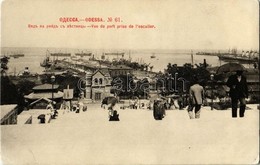 ** T2/T3 Odessa, Vue Port Prise De L'escalier / View Of The Port, Docks, Stairs. Phototypie Scherer, Nabholz & Co. (EK) - Non Classés