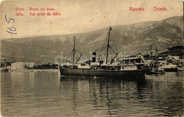 T2/T3 Yalta, Jalta; Vue Prise Du Mole / Port With Ships, Pier (EK) - Non Classés
