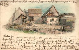 T2/T3 Voigtländsiches Bauernhaus / German Farm House From Voigtland, Meissner & Buch Künstler-Postkarten Serie 1060. Lit - Ohne Zuordnung