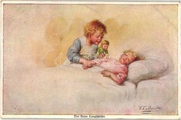 ** T2/T3 Die Kleine Langschlafer / Children, Primus-Postkarte Wohlgemuth & LissnerNo. 1122. S: Wally Fialkowska (fl) - Sin Clasificación