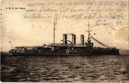 T2/T3 1911 Az Osztrák-Magyar Haditengerészet SMS Sankt Georg Páncélos Cirkálója / K.u.K. Kriegsmarine SMS Sankt Georg Pa - Zonder Classificatie