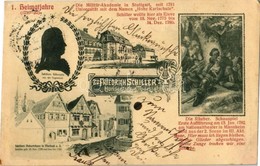 T2/T3 1905 Zu Friedrich Schiller's Hundertsten Todesjahr. 1. Heimatjahre (1759-82), Die Militär-Akademie In Stuttgart, S - Zonder Classificatie