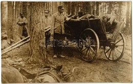 * T2 A Holtak Elszállítása A Közös Sírhoz / WWI Austro-Hungarian K.u.K. Military, Transporting Of Dead Soldiers' Bodies  - Ohne Zuordnung