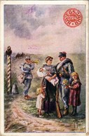 * T2/T3 1915 Kriegsjahr 1914 / WWI Austro-Hungarian K.u.K. And German Military Art Postcard, Artist Signed (EK) - Zonder Classificatie