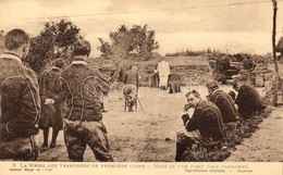 ** T1/T2 WWI Belgian Military, Mass In The First Line Trenches, Bank Of The Yser - Ohne Zuordnung