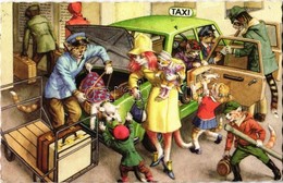 T2/T3 Taxi Driver Cat. Alfred Mainzer ALMA 4922. - Modern Postcard (EK) - Ohne Zuordnung