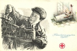 ** T2 Hálásan Köszönöm A Gyógyulásom Elősegítését, Kiadja A Magyar Vöröskereszt / Hungarian Red Cross Propaganda - Non Classificati