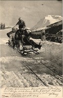 T2 1903 Wintersport / Winter Sport, Bobsled, Sledding People. P.V.K.Z. 10301. - Unclassified