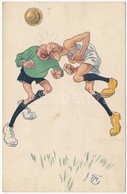 T2/T3 Football Players. 28/X. Litho S: T. M. (EB) - Non Classés