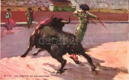 ** T1 No. 11. Un Adorno En Banderillas / Bullfighting S: Carlos Ruano Llopis - Unclassified