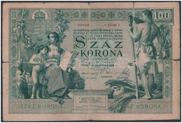 1902. 100K 'Osztrák-magyar Bank' '1190 04039' T:IV
Austro-Hungarian Monarchy 1902. 100 Kronen 'Österreichisch-ungarische - Non Classés