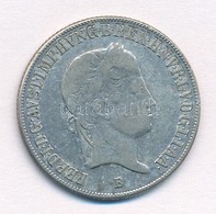 1844B 20kr Ag 'V. Ferdinánd' T:3 
Huszár 2081., Unger III.:1419. - Non Classés