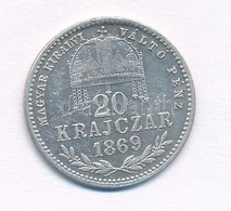 1869GYF 20kr Ag 'Magyar Királyi Váltó Pénz' T:2-
Adamo M11.1 - Unclassified