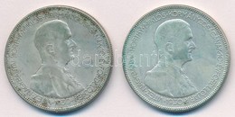 1930. 5P Ag (2x) 'Horthy Jobbra' T:3 Patina Adamo P8 - Zonder Classificatie