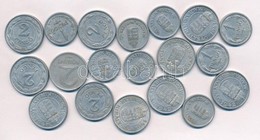 1941-1947. 19db-os Vegyes Magyar Al Pengő Tétel, Közte 1db Forint érme T:2,2- - Zonder Classificatie