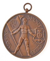 Sóváry János (1895-1966) 1949. 'Vasas Sport Club' Br Díjérem, Hátoldalán Gravírozva 'I. 1949. VI. 18-19.' (50mm) T:2 - Unclassified