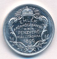 DN 'Emlék A Körmöczbányai M. Kir. Pénzverő Kiállítására 1896' Kétoldalas Al Emlékérem, Hátoldalon 'COPIA' Jelzéssel T:1  - Sin Clasificación