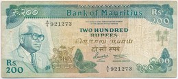 Mauritius 1985. 200R T:III Mauritius 1985. 200 Rupees C:F Krause KM#39 - Unclassified