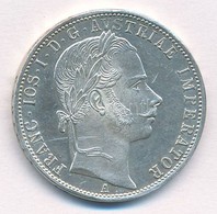 Ausztria 1861A 1Fl Ag 'Ferenc József' T:1- 
Austria 1861A 1 Florin Ag 'Franz Joseph' C:AU 
Krause KM#2219 - Unclassified