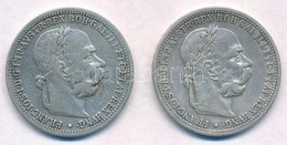 Ausztria 1899-1900. 1K Ag 'Ferenc József' (2xklf) T:2,2-
Austria 1899-1900. 1 Corona Ag 'Franz Joseph' (2xdiff) C:XF,VF
 - Zonder Classificatie