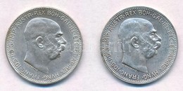 Ausztria 1913-1914. 1K Ag 'Ferenc József' (2xklf) T:1-
Austria 1913-1914. 1 Corona Ag 'Franz Joseph' (2xdiff) C:AU
Kraus - Unclassified