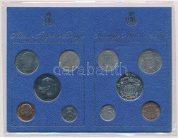 Belgium 1975. 25c-10F (10xklf, 5x Vallon + 5x Flamand) Forgalmi Sor, Dísztok Lezárt Fóliában 'Monnaie Royale De Belgique - Zonder Classificatie