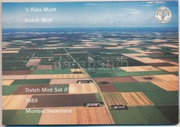 Hollandia 1989. 5c-5G (6xklf) + 'Flevoland' Emlékérem Forgalmi Sor Karton Dísztokban T:1
Netherlands 1989. 5 Cents - 5 G - Unclassified