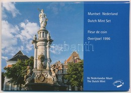 Hollandia 1996. 5c-5G (6xklf) + 'Provincie Overijssel' Emlékérem Forgalmi Sor Karton Dísztokban T:1
Hollandia 1996. 5 Ce - Zonder Classificatie