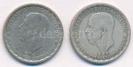 Svédország 1943G-1945TS 1K Ag (2xklf) 'V. Gusztáv' T:2- Patina
Sweden 1943G-1945TS 1 Krona Ag (2xdiff) 'Gustaf V.' C:VF  - Zonder Classificatie