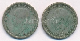 Svédország 1947TS-1949TS 1K Ag (2xklf) 'V. Gusztáv' T:3 Patina
Sweden 1947TS-1949TS 1 Krona Ag (2xdiff) 'Gustaf V.' C:F  - Ohne Zuordnung