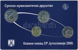 Szerbia 2000. 50p-5D (4xklf) Forgalmi Sor T:1
Serbia 2000. 50 Para - 5 Dinars (4xdiff) Coin Set C:UNC - Ohne Zuordnung