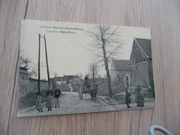 CPA  60 Oise Moyvillers Une Rue Environs D'Estrées Saint Denis - Autres & Non Classés