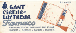 BU 1733/  BUVARD -   GANT  CIREUR LUSTREUR  FAMACO - Produits Ménagers