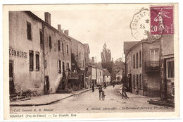 MANZAT (63) - La Grande Rue - Ed. A. Michel, St-Gervais-d'Auvergne - Manzat