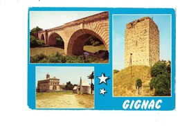 Cpm - 34 - Gignac - Pont Sur L'Hérault - N.D. De Grâce Chemin De Croix - Tour - 1985 - SL - Gignac